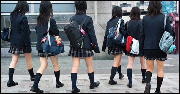 Fakta Pelajar Siswi Jepang Jarang Pakai Celana Dalam