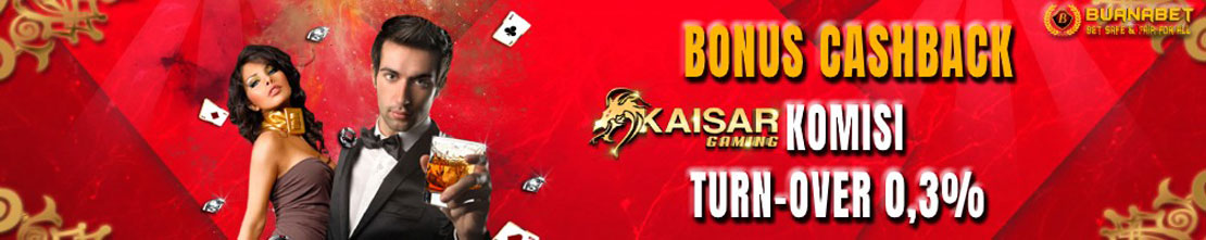 Bonus Cashback Turn-Over Kaisar Poker